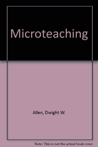 Book cover for Microteaching