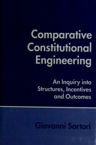 Cover of Comparative Constitutional Engineering