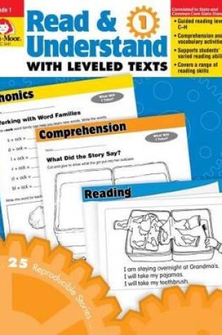 Cover of Read and Understand with Leveled Texts, Grade 1 Teacher Resource