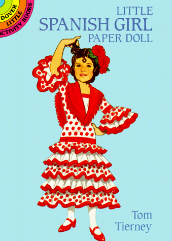 Book cover for Little Spanish Girl Paper Doll
