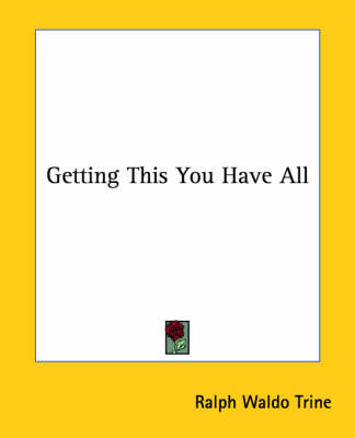 Book cover for Getting This You Have All
