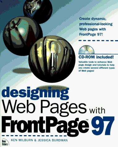 Book cover for Designing Web Pages with FrontPage