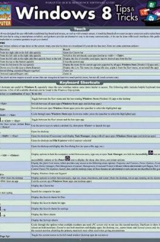 Cover of Windows 8 Tips & Tricks