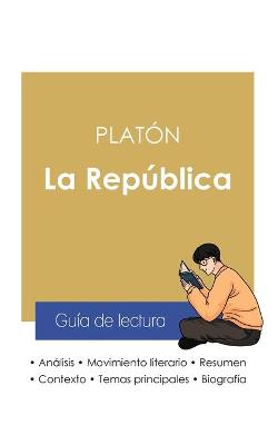 Book cover for Guía de lectura La República de Platón (análisis literario de referencia y resumen completo)