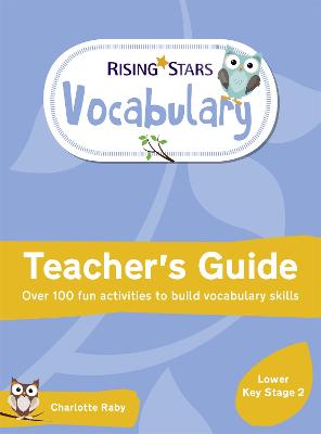 Book cover for Rising Stars Vocabulary: Lower Key Stage 2