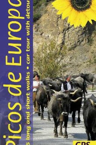 Cover of Picos de Europa Guide: 25 long and short walks with detailed maps and GPS; car tour with pull-out map