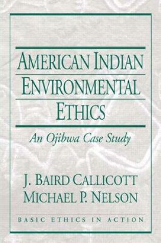 Cover of American Indian Environmental Ethics