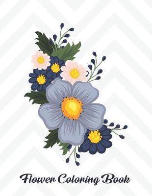 Book cover for Flower coloring Book