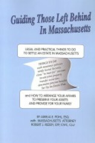 Cover of Guiding Those Left Behind in Massachusetts