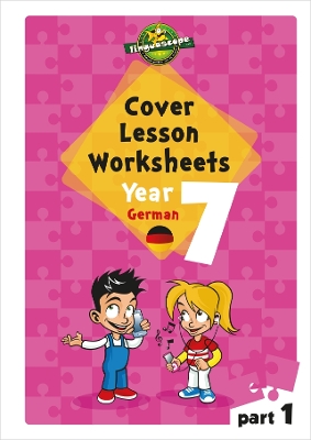 Book cover for Cover Lesson Worksheets - Year 7 German Part 1
