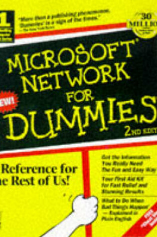 Cover of The Microsoft Network For Dummies