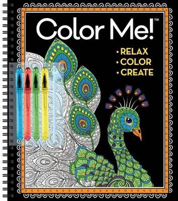 Book cover for Color Me! Coloring Book with Gel Pens