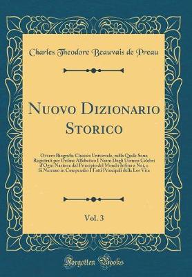 Book cover for Nuovo Dizionario Storico, Vol. 3