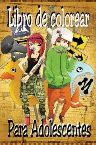 Cover of Libro de colorear para adolescentes