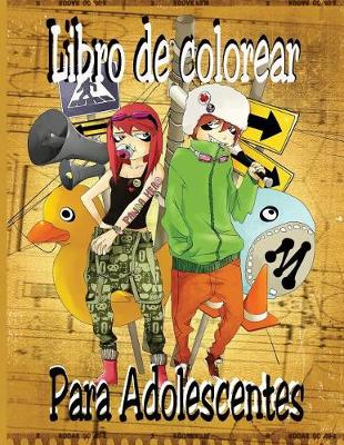 Book cover for Libro de colorear para adolescentes