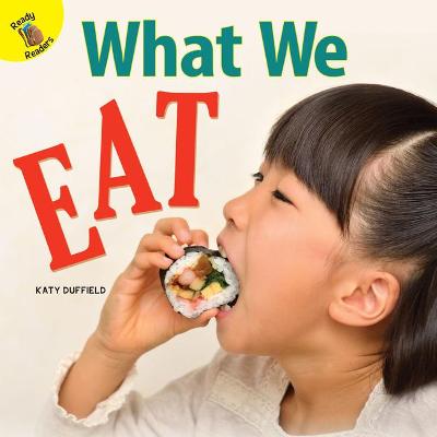 Book cover for What We Eat