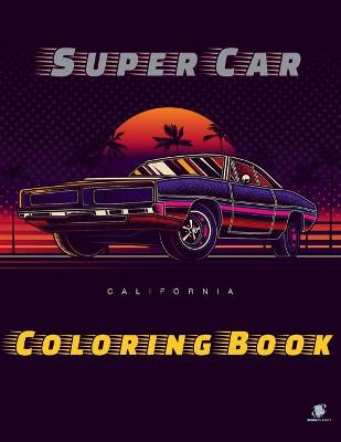 Book cover for Super Car Coloring Book