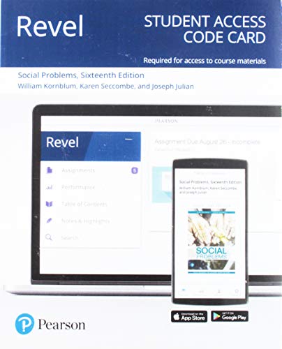 Book cover for Revel for Social Problems -- Access Card