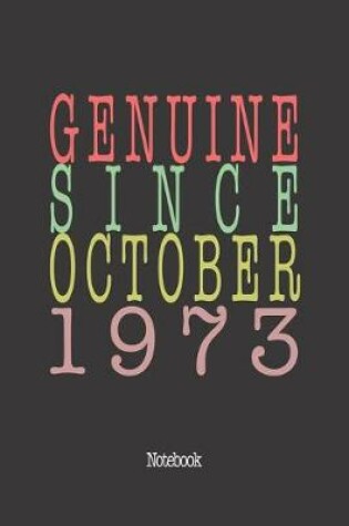 Cover of Genuine Since October 1973