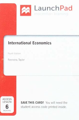 Cover of Launchpad for International Economics (1-Term Access)