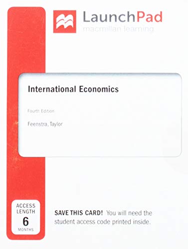 Book cover for Launchpad for International Economics (1-Term Access)