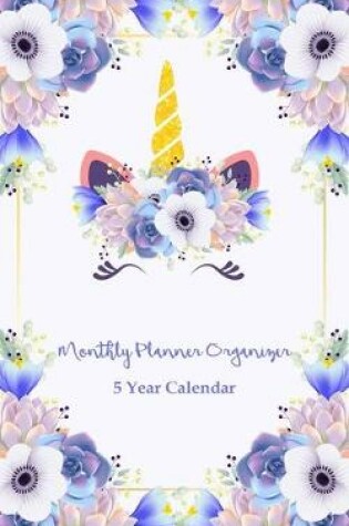 Cover of Monthly Planner Organizer 5 Year Calendar