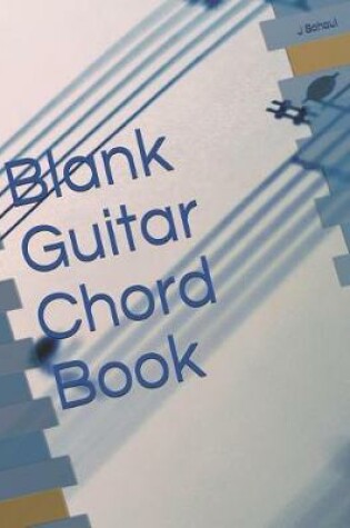 Cover of Blank Guitar Chord Book