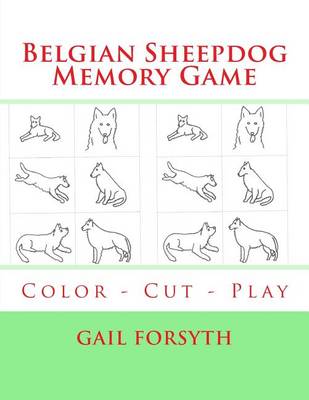 Book cover for Belgian Sheepdog Memory Game