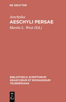 Book cover for Aeschyli Persae