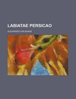 Book cover for Labiatae Persicao