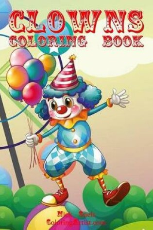 Cover of Clowns Coloring Book 1