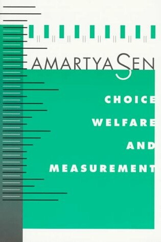 Cover of Choice, Welfare and Measurement
