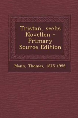 Cover of Tristan, Sechs Novellen