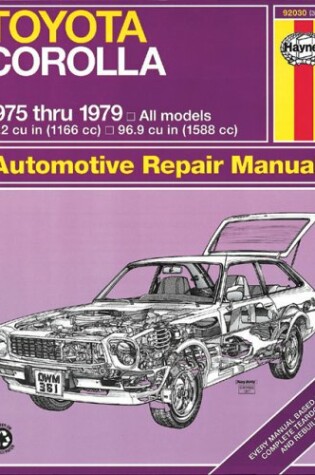 Cover of Toyota Corolla (1975-1979) Haynes Repair Manual (USA)