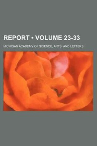 Cover of Report (Volume 23-33)