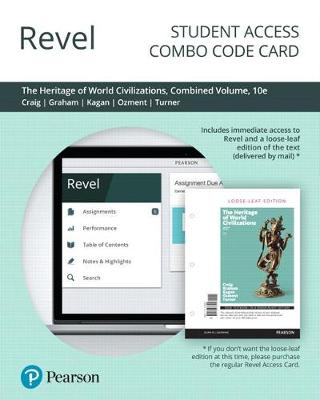 Book cover for Revel for the Heritage of World Civilizations, Combined Volume -- Combo Access Card