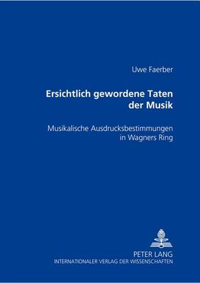 Book cover for Ersichtlich gewordene Taten der Musik