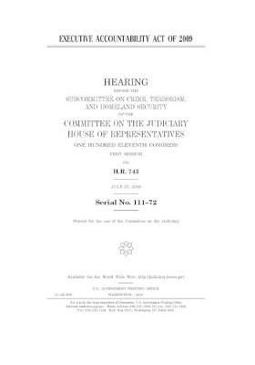 Book cover for Executive Accountability Act of 2009