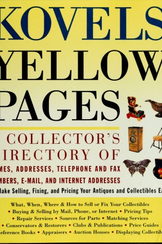 Cover of Kovels' Yellow Pages