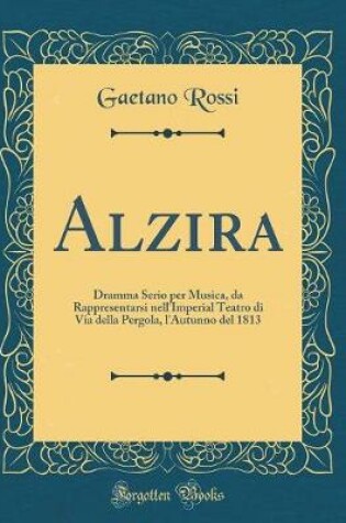 Cover of Alzira