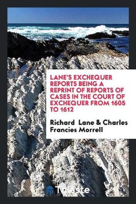 Book cover for Lane's Exchequer Reports