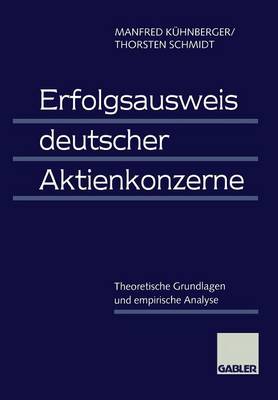 Book cover for Erfolgsausweis deutscher Aktienkonzerne