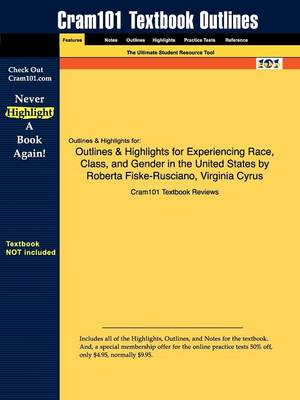 Book cover for Studyguide for Experiencing Race, Class, and Gender in the United States by Fiske-Rusciano, Roberta, ISBN 9780073528144