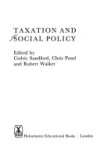 Book cover for Taxation and Social Policy