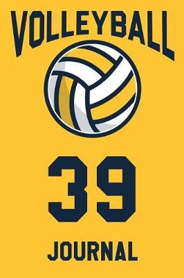 Book cover for Volleyball Journal 39