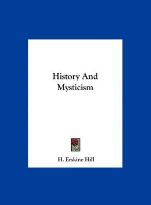 Book cover for History and Mysticism