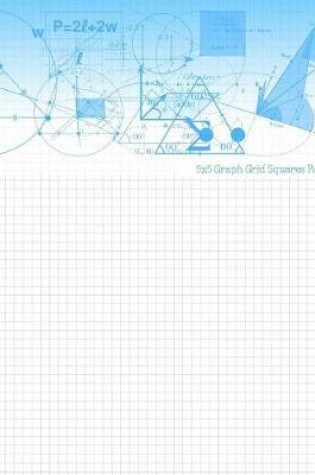 Cover of 5x5 Graph Grid Squares Paper