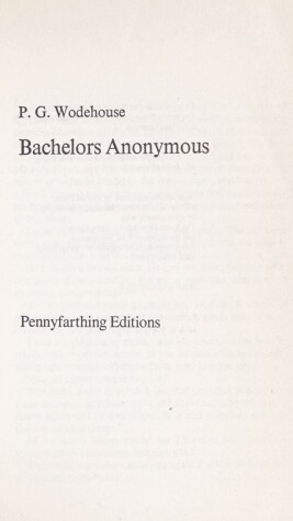 Book cover for Bachelors Anonymous
