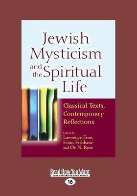 Cover of Jewish Mysticism and the Spiritual Life