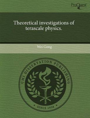 Book cover for Theoretical Investigations of Terascale Physics